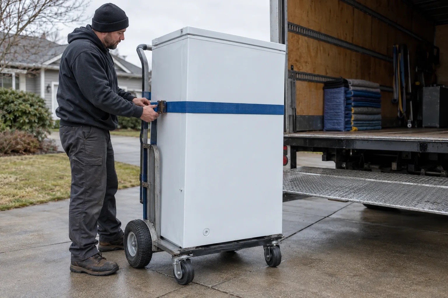 Appliance prepared for professional removal
