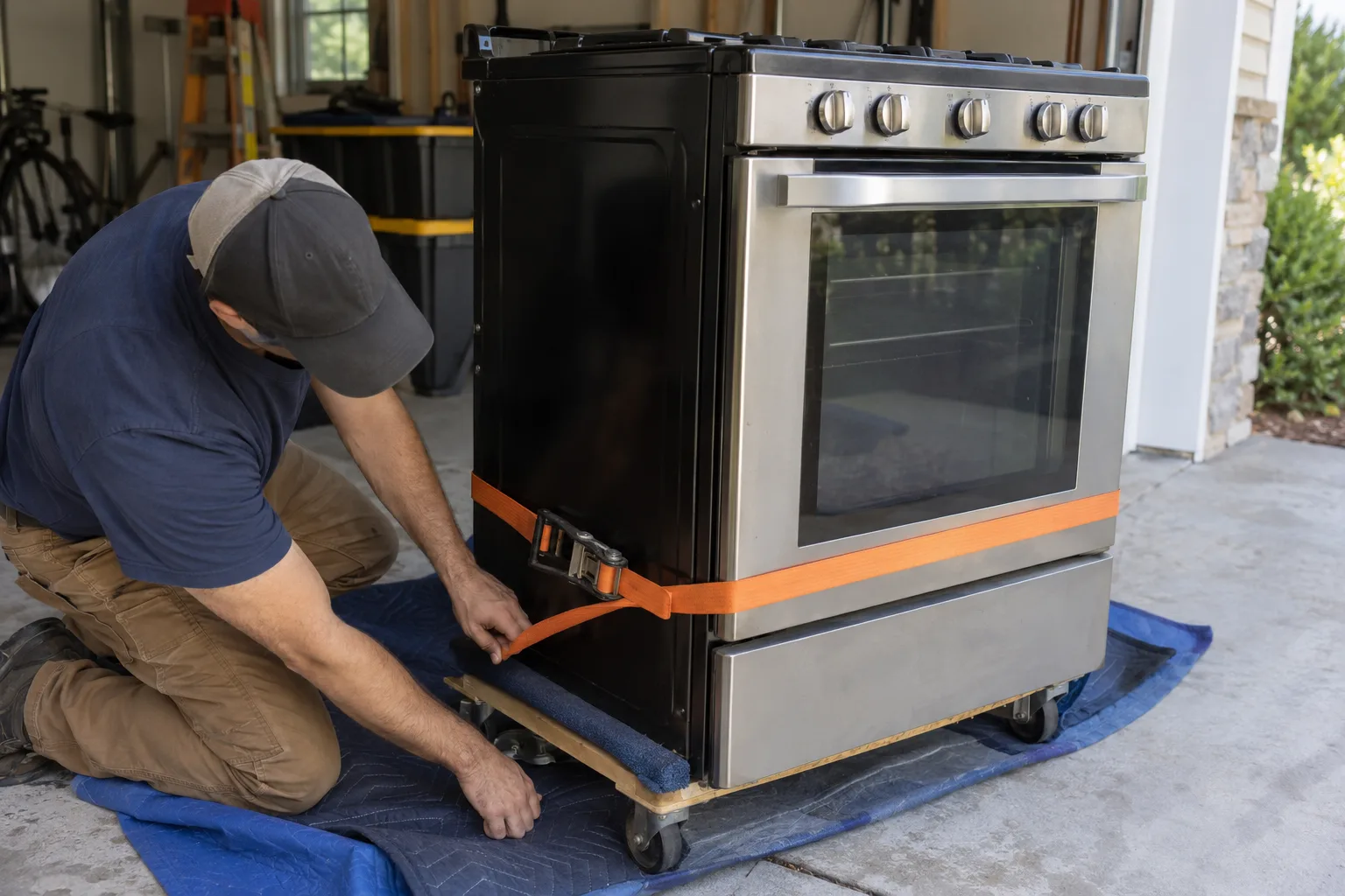 Appliance prepared for professional removal