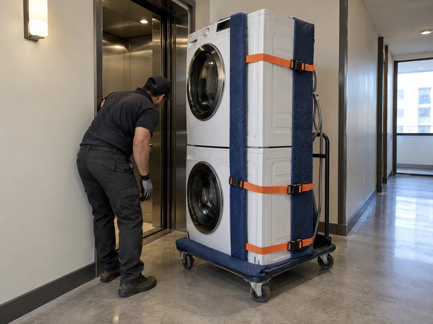Appliance prepared for professional removal